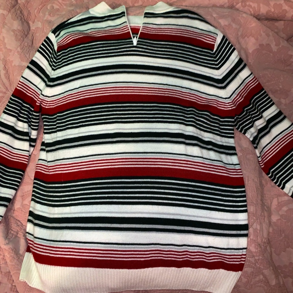 vintage quarter zip sweater